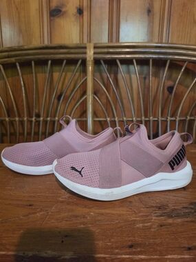 PUMA Slip-On Athletic Sneakers for Women - Dusty Pink